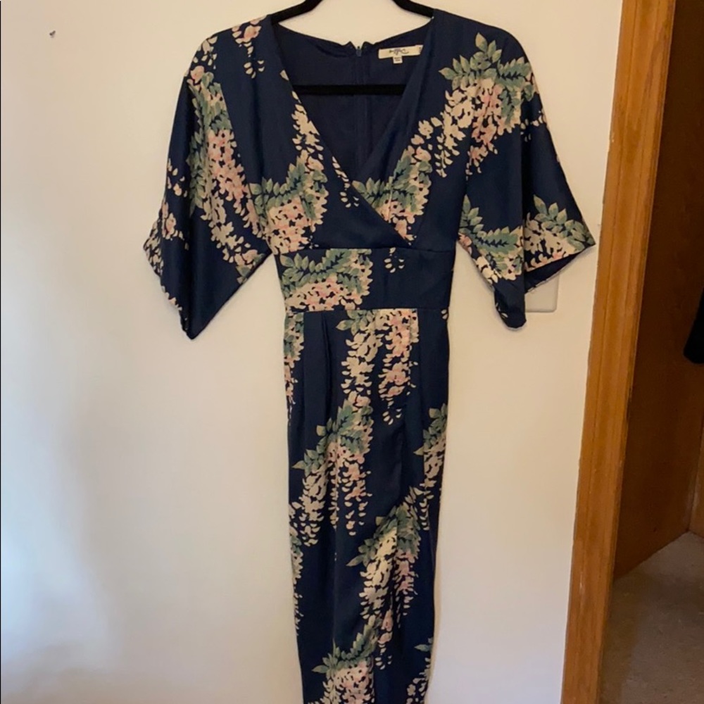Kimono style wrap dress